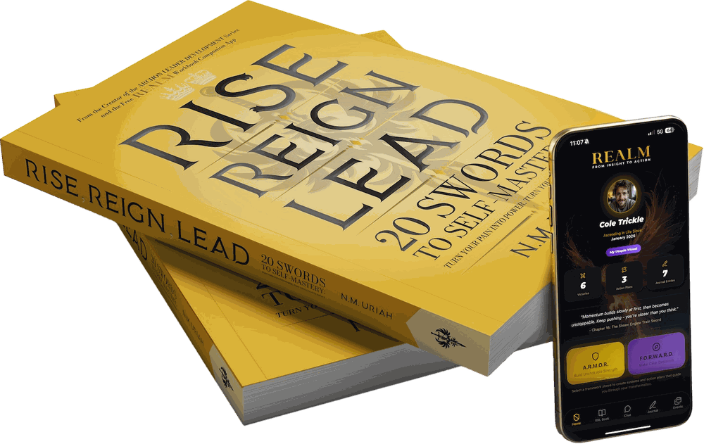 RISE, REIGN, LEAD book and REALM app